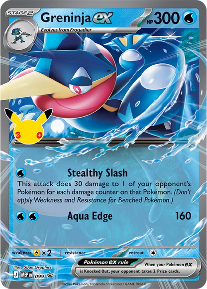 Pokémon TCG: 30th Celebration Greninja ex Tin