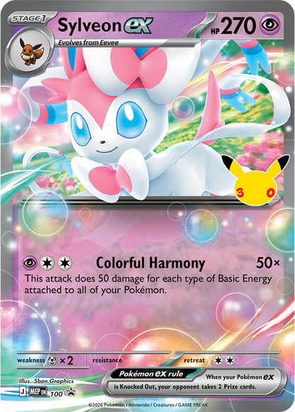 Pokémon TCG: 30th Celebration Sylveon ex Tin