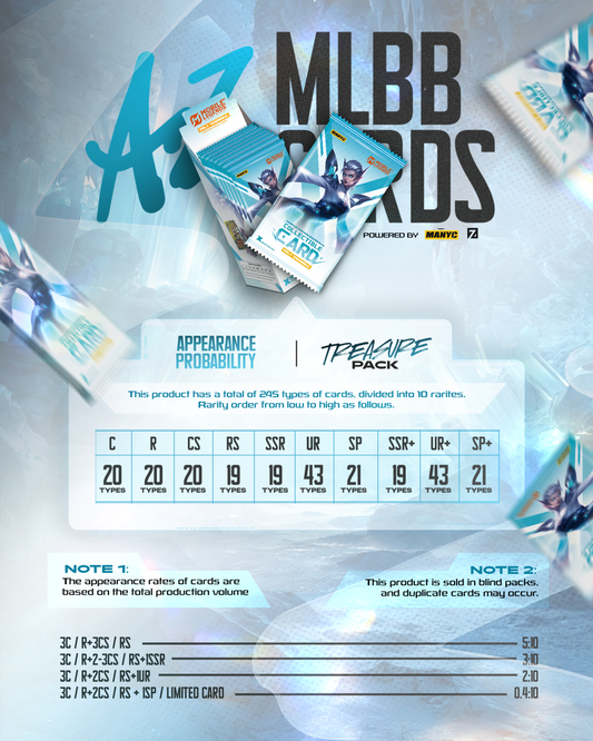 MANYC Mobile Legends Official Collector Cards – Treasure Box (10 Packs)