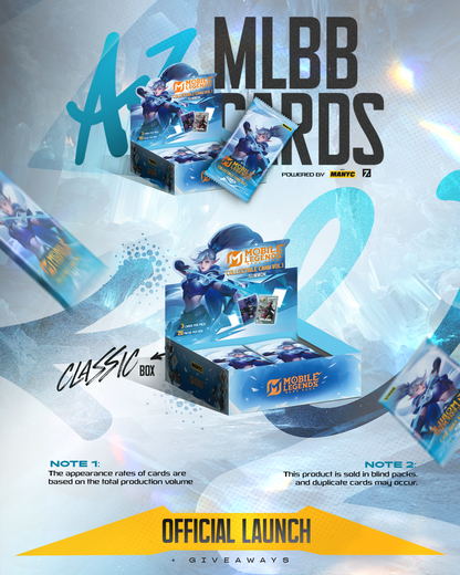MANYC Mobile Legends Official Collector Cards – Classic Box (20 Packs)