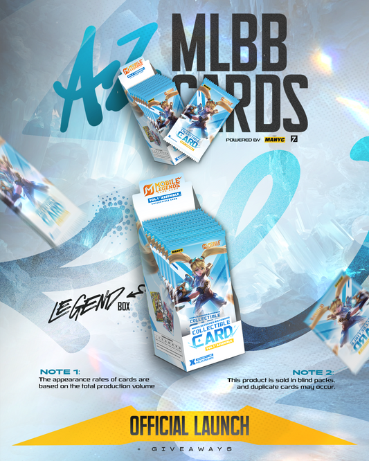 MANYC Mobile Legends Official Collector Cards – Legendary Box (10 Packs)
