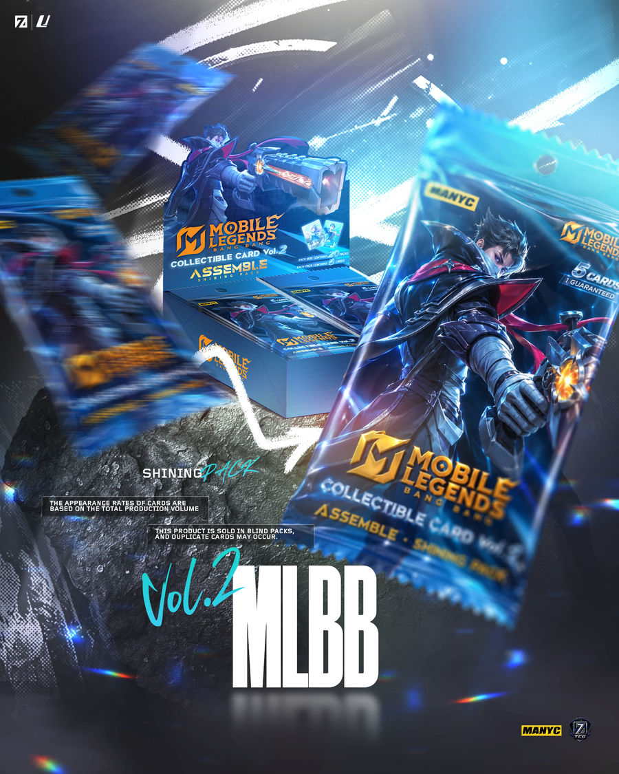 MANYC Mobile Legends Vol. 2 Official Collector Cards – Shining Box (20 Packs)
