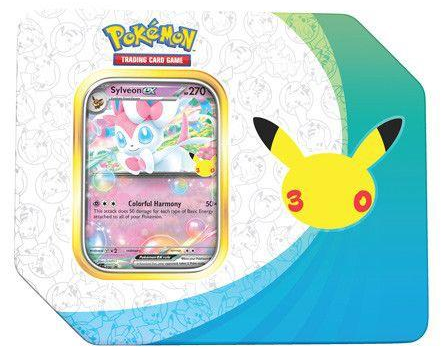 Pokémon TCG: 30th Celebration Sylveon ex Tin
